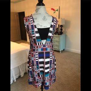 Mara Hoffman Geometric Bandeau Tank Dress